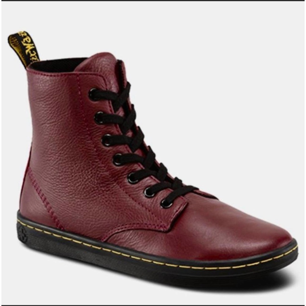 Dr. Martens Leyton Oxblood Boots Womens Size: 6